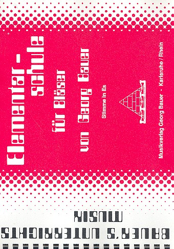 Elementarschule für Bläser&nbsp;&nbsp;Stimme in Es&nbsp;&nbsp;