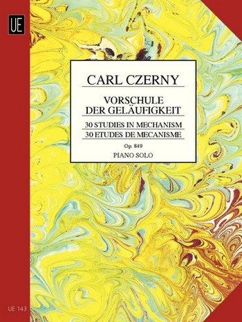 30 études de mecanisme op.849  Vorübungen zur Schule der  Geläufigkeit