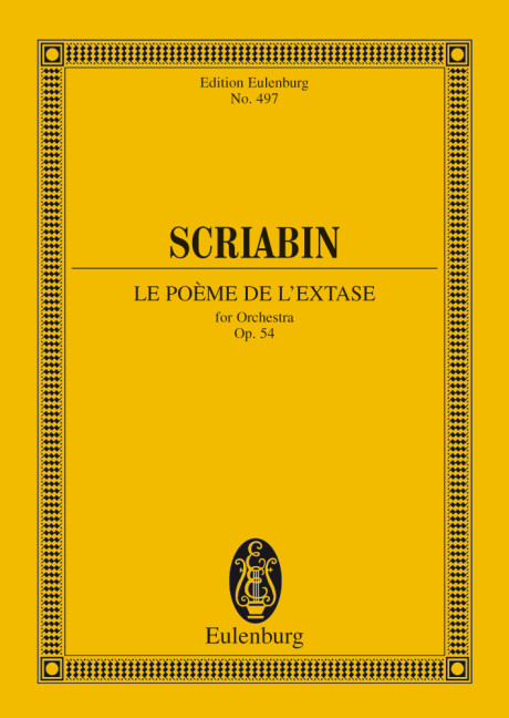 Le poème de l'extase op.54  für Orchester  Studienpartitur