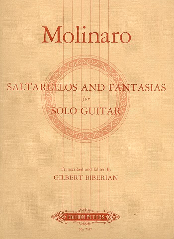 A Selection of Saltarellos and Fantasias&nbsp;&nbsp;for guitar&nbsp;&nbsp;