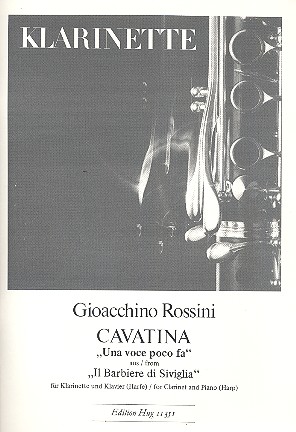 Una voce poco fa&nbsp;&nbsp;für Klarinette und Klavier&nbsp;&nbsp;