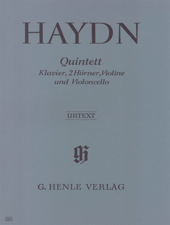 Quintett Hob.XIV:1&nbsp;&nbsp;für Klavier, 2 Hörner, Violine und Violoncello&nbsp;&nbsp;