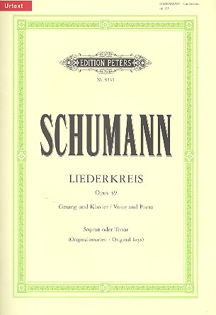 Liederkreis op.39&nbsp;&nbsp;für hohe Singstimme und Klavier (original)&nbsp;&nbsp;