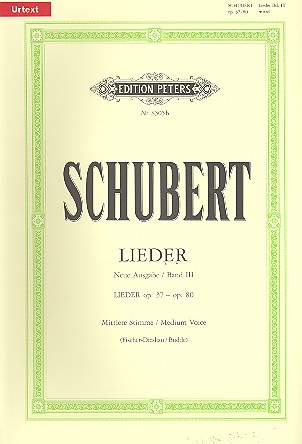 Lieder Band 3 op.37 bis op.80&nbsp;&nbsp;für mittlere Singstimme und Klavier&nbsp;&nbsp;