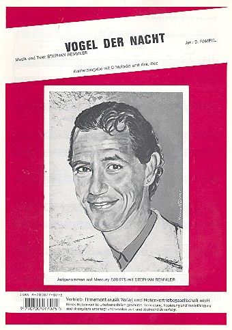 Vogel der Nacht  Gesang und Klavier  Einzelausgabe