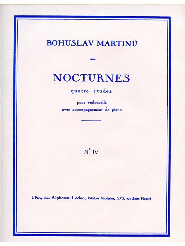 Nocturnes&nbsp;&nbsp;pour violoncelle et piano&nbsp;&nbsp;