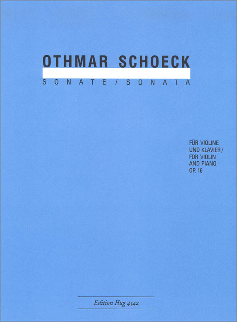 Sonate D-Dur op.16 für Violine  und Klavier  