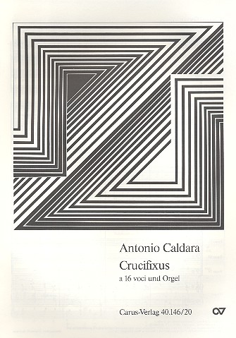 Crucifixus&nbsp;&nbsp;für 16 Stimmen und Orgel&nbsp;&nbsp;Partitur (la)