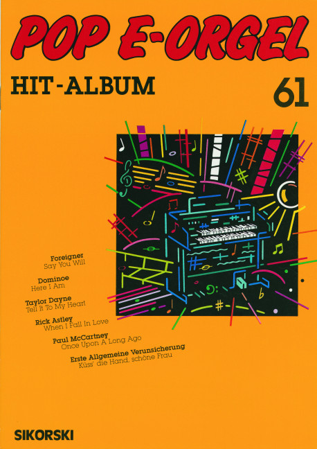 POP E-ORGEL HIT-ALBUM BAND 61&nbsp;&nbsp;&nbsp;&nbsp;