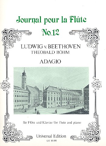 Adagio op.15,2 fuer floete und&nbsp;&nbsp;klavier&nbsp;&nbsp;journal pour la flute