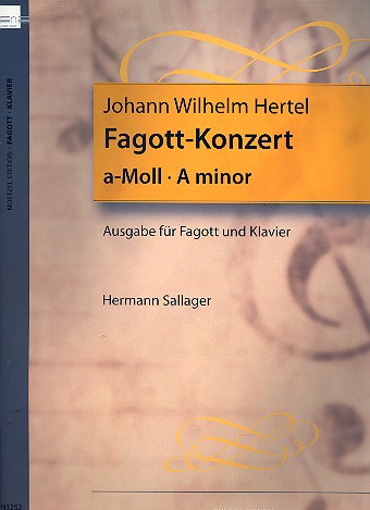 Konzert a-Moll  für Fagott und Orchester  für Fagott und Klavier