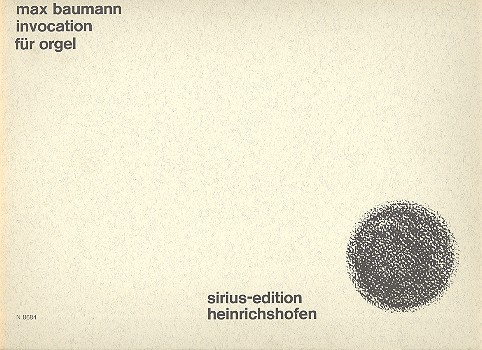 Invocation op. 67, 5&nbsp;&nbsp;für Orgel&nbsp;&nbsp;