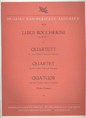Streichquartett op.40,3&nbsp;&nbsp;Stimmen&nbsp;&nbsp;