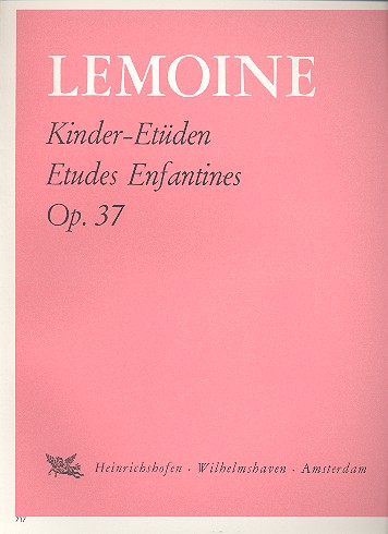 Kinder-Etüden op.37&nbsp;&nbsp;für Klavier&nbsp;&nbsp;