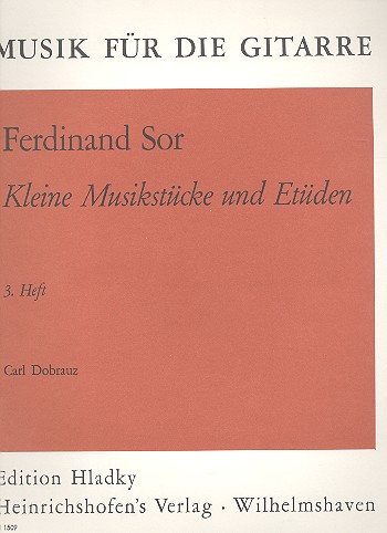 Kleine Musikstücke und Etüden Band 3&nbsp;&nbsp;für Gitarre&nbsp;&nbsp;