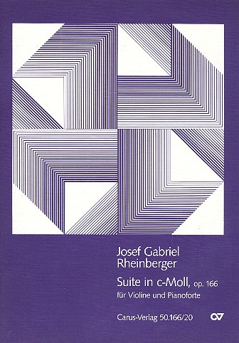 Suite c-Moll op.166 für Violine&nbsp;&nbsp;und Klavier&nbsp;&nbsp;