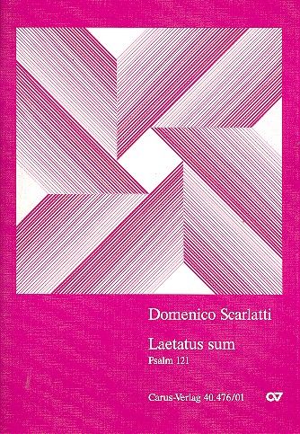 Laetatus sum Psalm 21 für Sopran,&nbsp;&nbsp;Alt, Chor und Bc&nbsp;&nbsp;Partitur