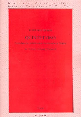 Quintettino  für 2 Violinen, Viola und 2 Violoncelli  Partitur und Stimmen