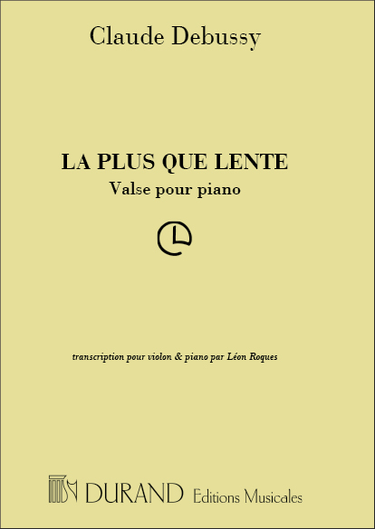 La plus que lente Valse pour  violon et piano  