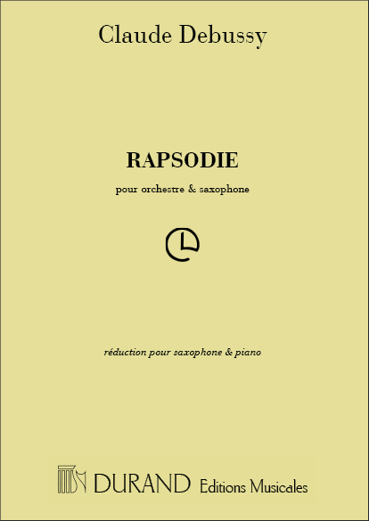 Rapsodie pour orchestre et saxophone&nbsp;&nbsp;pour saxophone mib et piano&nbsp;&nbsp;