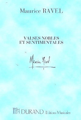 Valses nobles et sentimentales&nbsp;&nbsp;pour orchestre&nbsp;&nbsp;partition miniature