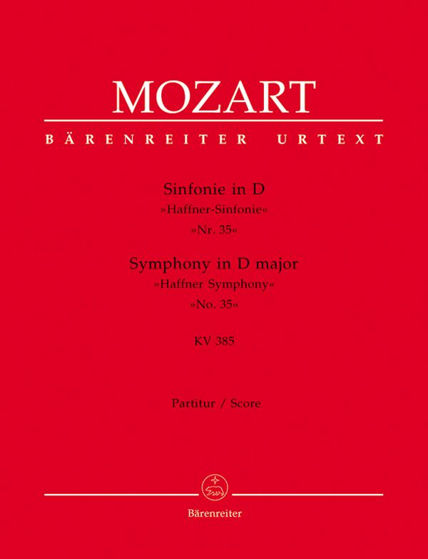 Sinfonie D-Dur KV385&nbsp;&nbsp;für Orchester&nbsp;&nbsp;Partitur