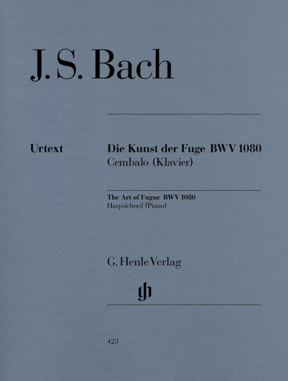 Die Kunst der Fuge BWV1080&nbsp;&nbsp;für Klavier&nbsp;&nbsp;