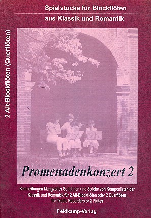 Promenaden-Konzert Band 2  für 2 Altblockflöten  Spielpartitur