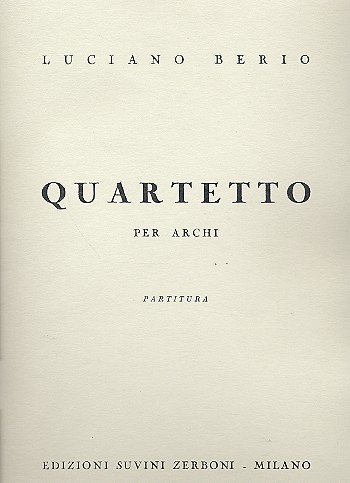 Quartetto d'archi    partitura