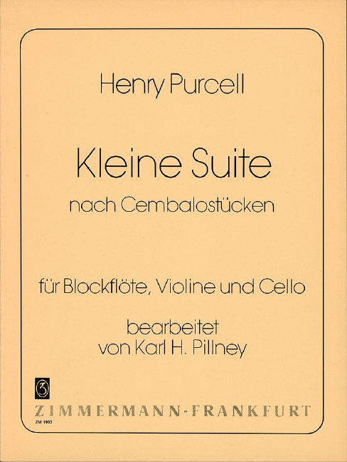 Kleine Suite&nbsp;&nbsp;für Blockflöte, Violine und Violoncello&nbsp;&nbsp;Partitur und 3 Stimmen