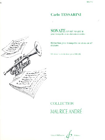 Sonate re majeur pour trompette  et piano (orgue)  