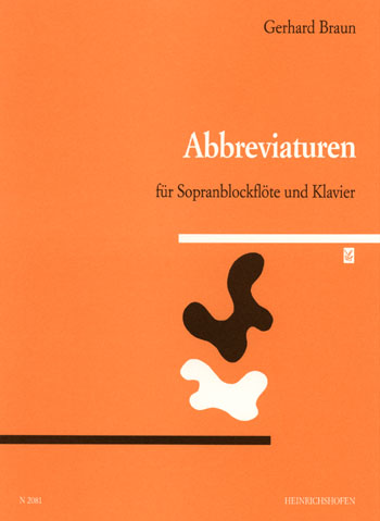 Abbreviaturen   für Sopranblockflöte und Klavier  