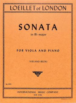 Sonata in b flat Major&nbsp;&nbsp;for viola and piano&nbsp;&nbsp;