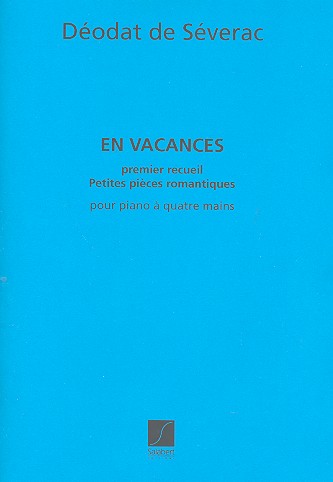 En vacances vol.1 pour&nbsp;&nbsp;piano à 4 mains&nbsp;&nbsp;Au chateau et dans le parc