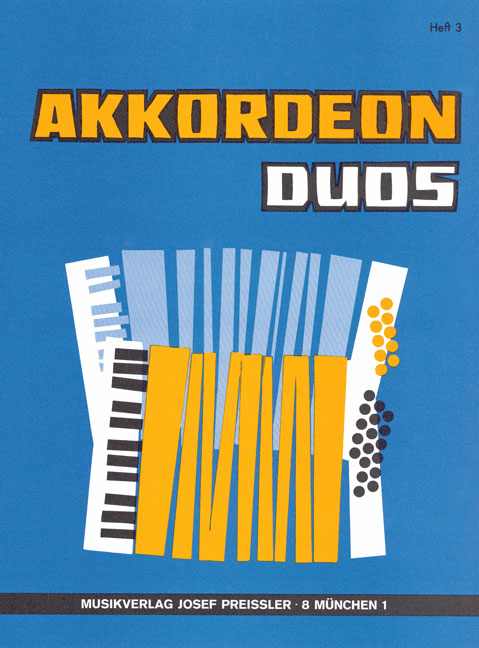 Akkordeon-Duos Band 3  für 2 Akkordeons  Spielpartitur