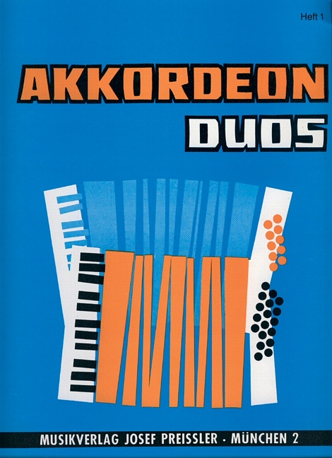 Akkordeon-Duos Band 1  Spielpartitur  