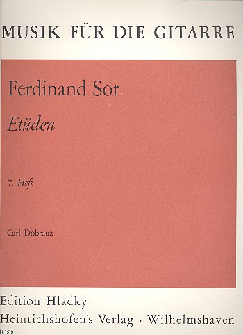 Etüden Band 7&nbsp;&nbsp;für Gitarre&nbsp;&nbsp;