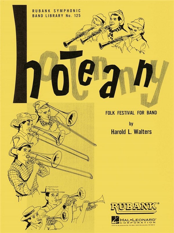 HOOTENANNY: FOLK FESTIVAL FOR  BLASS ORCH.  SCORE+PARTS