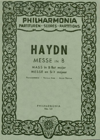 Messe in B-Dur&nbsp;&nbsp;für gem Chor und Orchester&nbsp;&nbsp;Studienpartitur (la)