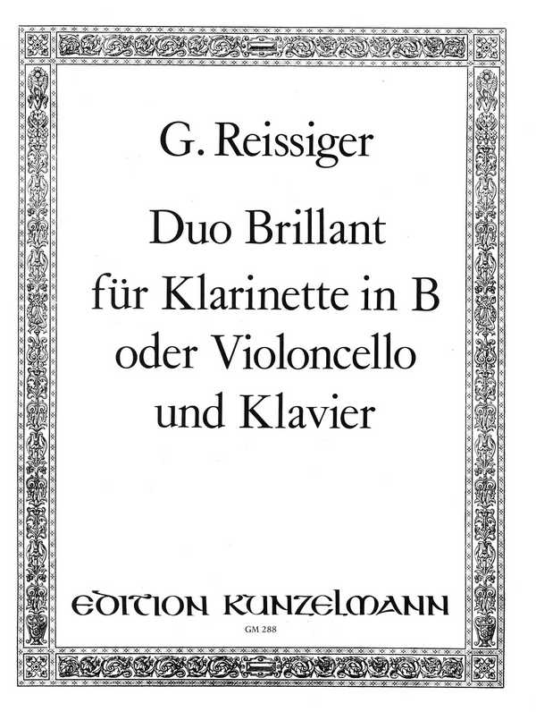 Duo brillant op.130  für Klarinette und Klavier  