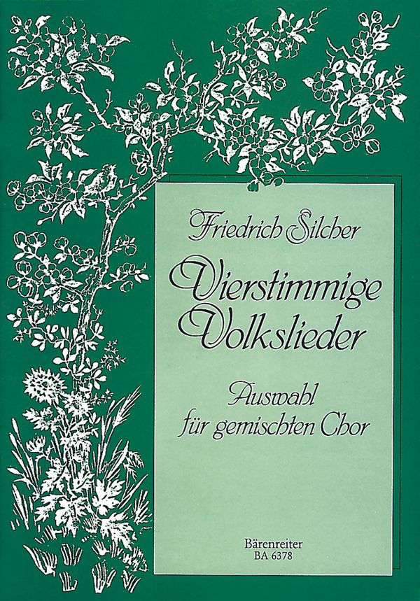 Vierstimmige Volkslieder&nbsp;&nbsp;für gem Chor&nbsp;&nbsp;Partitur (dt)