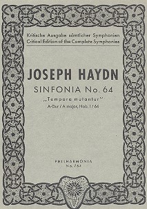 Sinfonie A-Dur Nr.64 Hob.I:64&nbsp;&nbsp;für Orchester&nbsp;&nbsp;Studienpartitur
