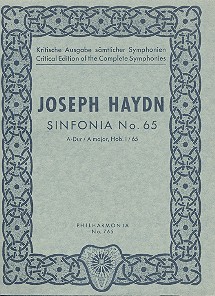 Sinfonie A-Dur Nr.65 Hob.I:65&nbsp;&nbsp;für Orchester&nbsp;&nbsp;Studienpartitur