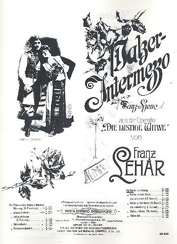 Walzer-Intermezzo für&nbsp;&nbsp;Gesang und Klavier (dt)&nbsp;&nbsp;