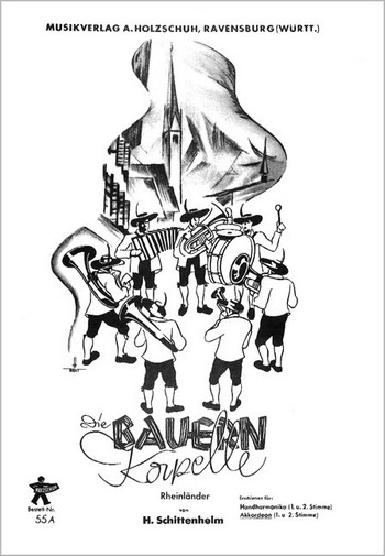 Die Bauernkapelle Rheinländer  für Akkordeon (mit 2. Stimme)  