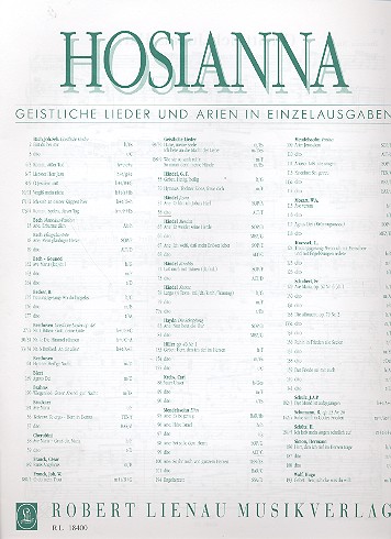 O hätt ich Jubals Harf (aus 'Josua')&nbsp;&nbsp;für tiefe Singstimme und Klavier&nbsp;&nbsp;