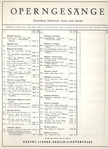 Winterstürme wichen dem Wonnemond (aus 'Walküre')&nbsp;&nbsp;für Tenor und Klavier&nbsp;&nbsp;