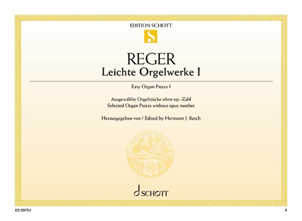 Leichte Orgelwerke 1&nbsp;&nbsp;für Orgel&nbsp;&nbsp;
