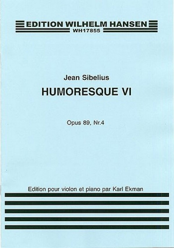 Humoreske Nr.6 op.89,4&nbsp;&nbsp;für Violine und Klavier&nbsp;&nbsp;