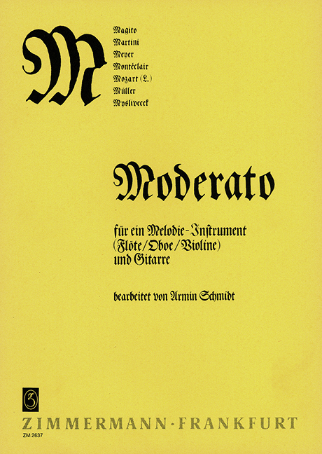 Moderato für Oboe und Gitarre&nbsp;&nbsp;&nbsp;&nbsp;